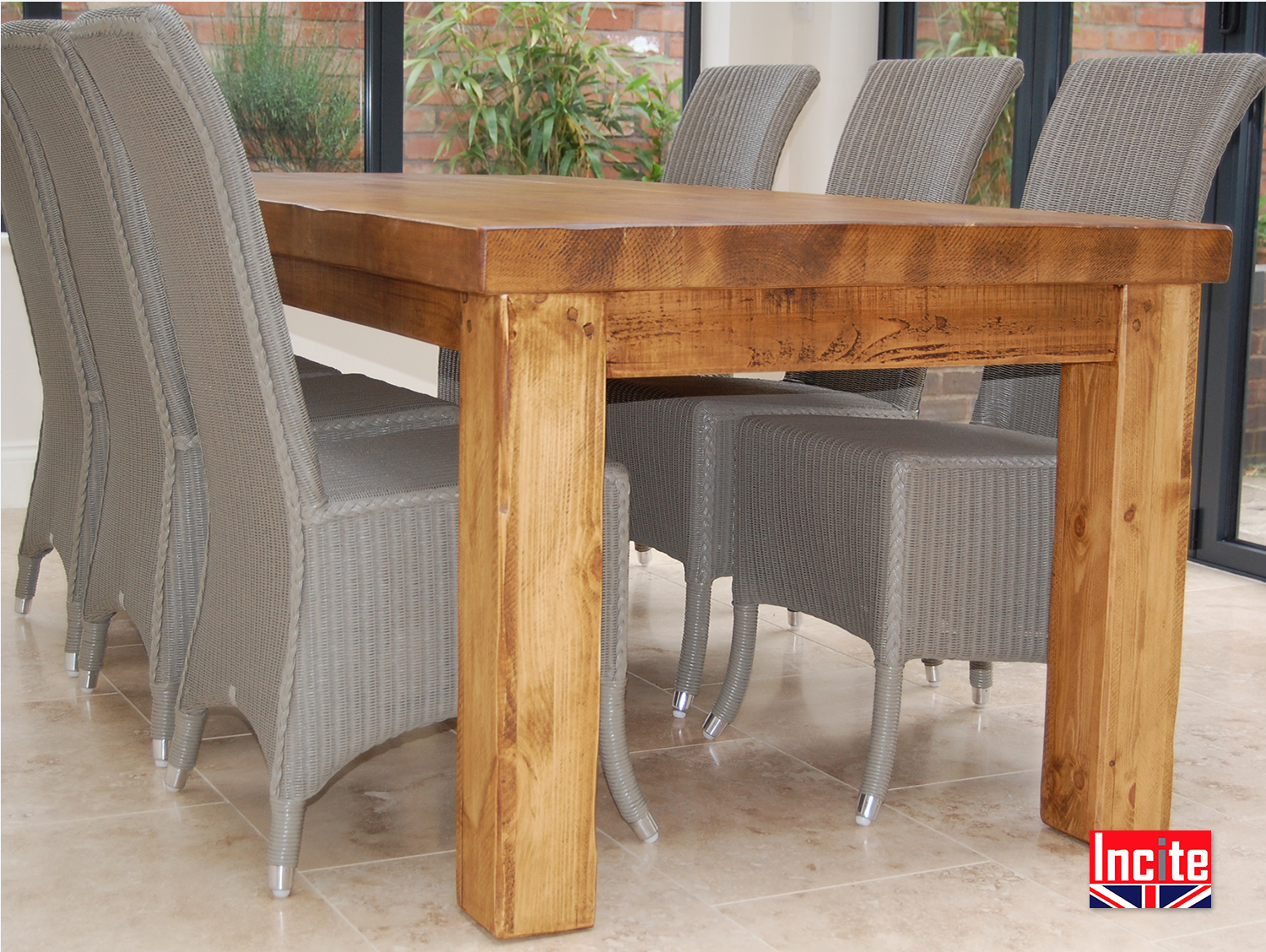 plank top dining room tables